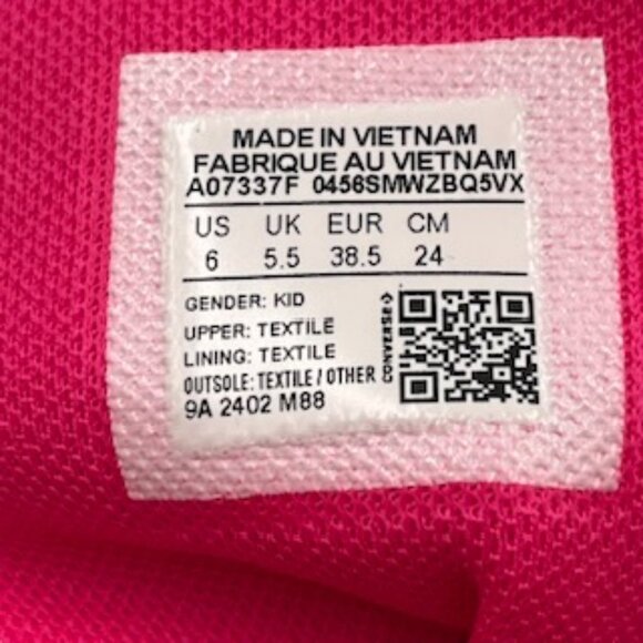 NEW Converse Chuck Taylor All Star Rainbow High Top Sneakers Women’s 7.5  kids 6 - Picture 11 of 11